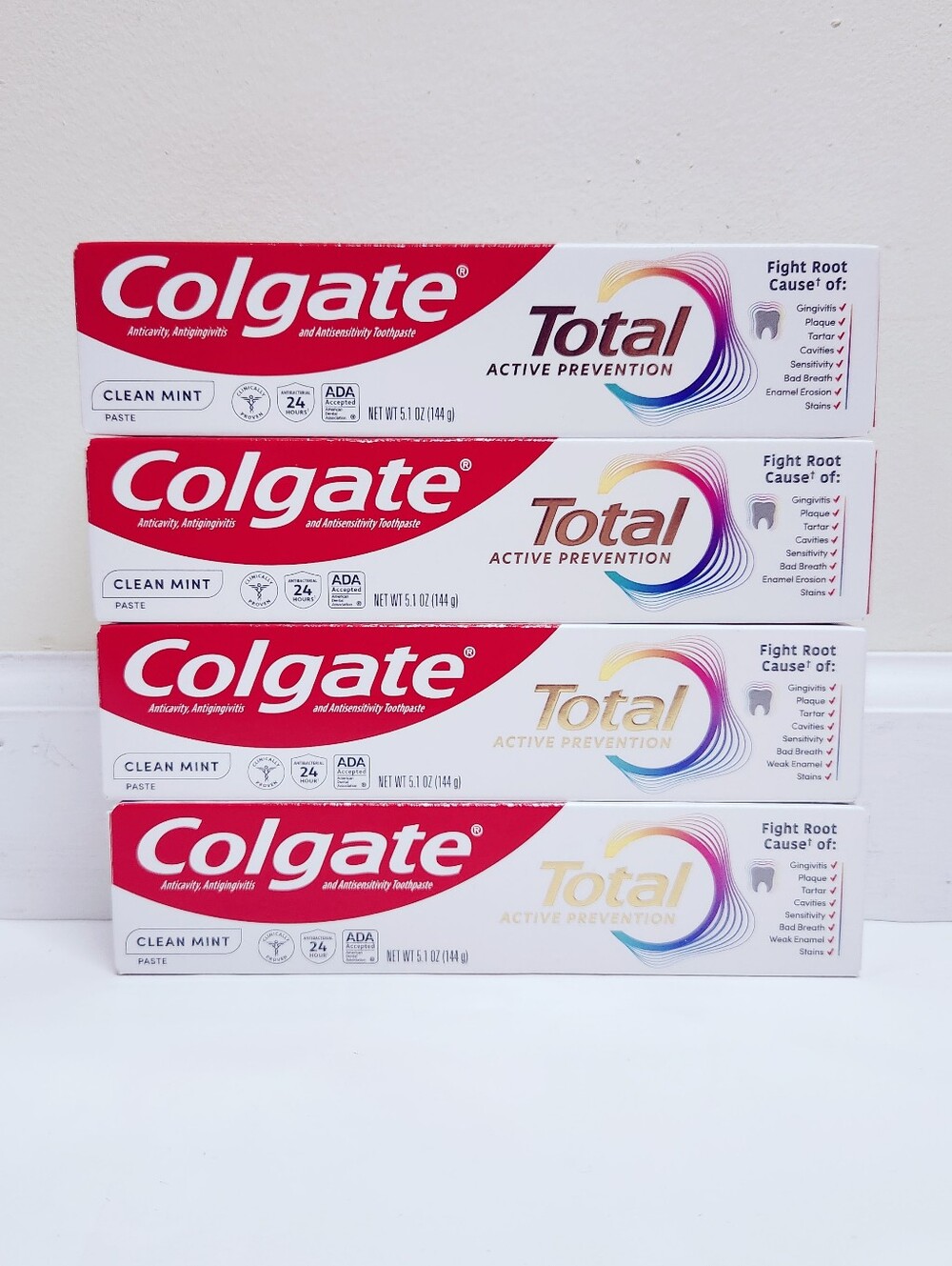 Colgate Total Active Prevention Toothpaste Clean Mint